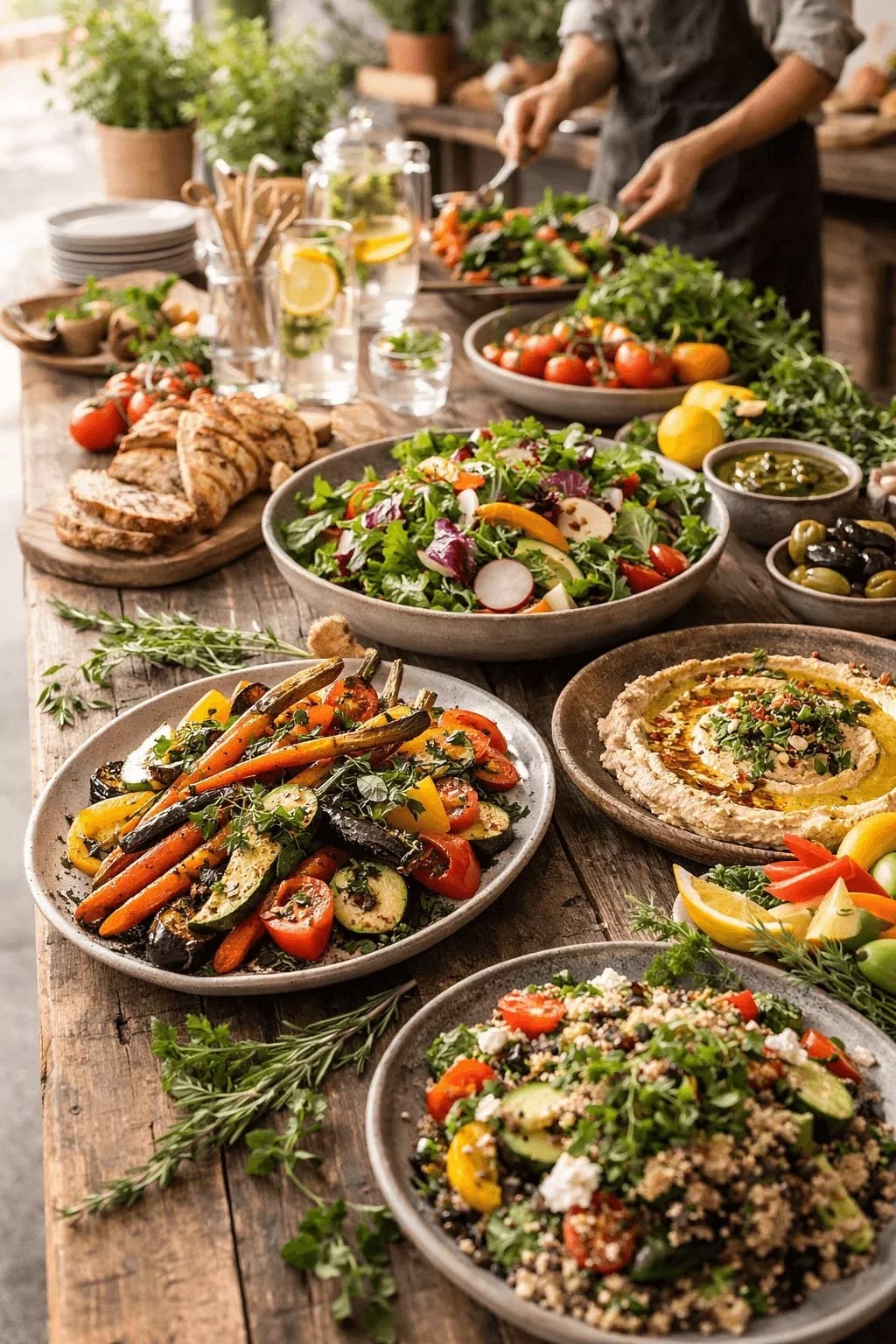 Elegant plated dinner